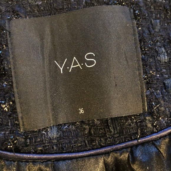 Tweed jacket blue/black/silver - Picture 5 of 9